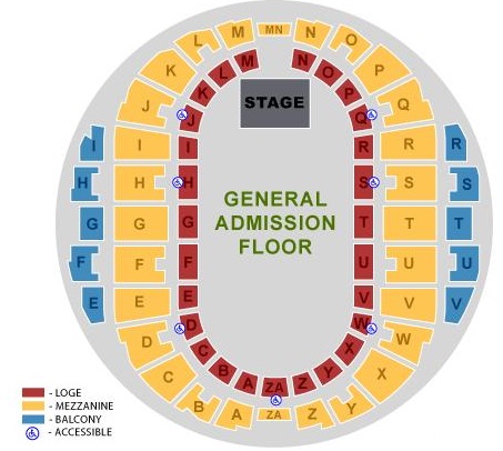 Hampton Coliseum Seating Charts