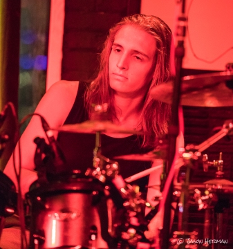 The house drummer looking contemplative.