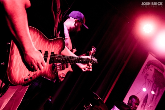 The guitars were out in force tonight.