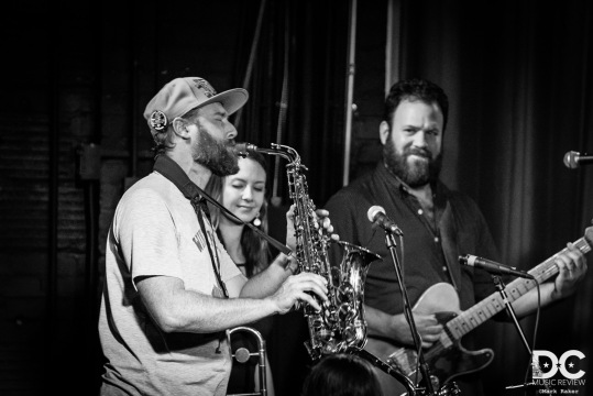 Patrick Rainey, Natalie Cressman, and Chris Jacobs
