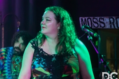 Jessica Lake enjoying herself on stage