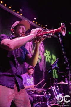 Ryan Scott on trumpet