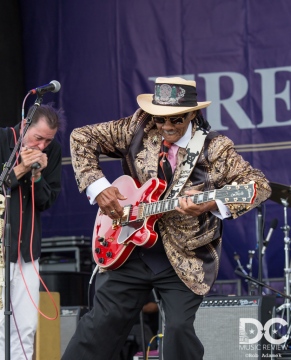 Little Freddie King performs at the  2019 French Quarter Fest
