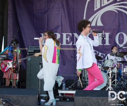 Sweet Crude performs at the  2019 French Quarter Fest