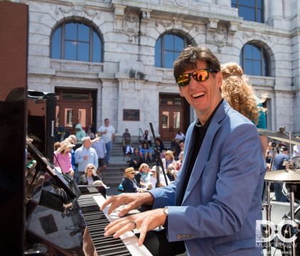 Debbie Davis performs at the  2019 French Quarter Fest