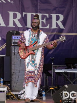 Shamar Allen performs at the  2019 French Quarter Fest