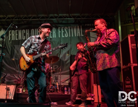 New Orleans Suspects perform at the  2019 French Quarter Fest
