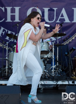 Secret Crude performs at the  2019 French Quarter Fest