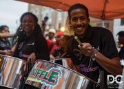 The Caribbean Identity performed to a HUGE crowd in front of Ben's Chili Bowl