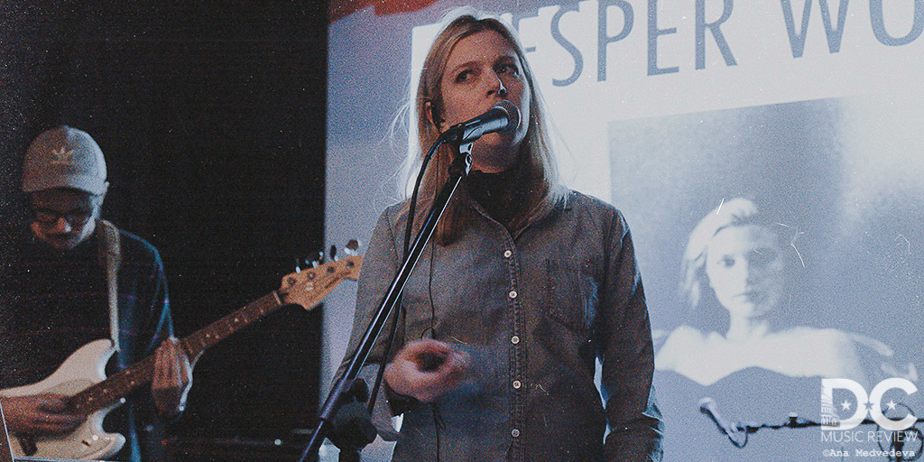 Vesper Woods performing at The Pie Shop in Washington, D.C.
