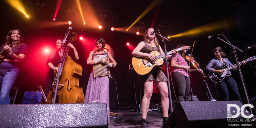 Celia Woodsmith of Della Mae at The Festy Experience 2018