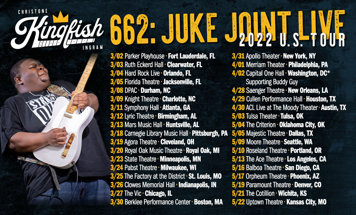 Blues Prodigy Christone “Kingfish” Ingram Coming To Capital One Hall on