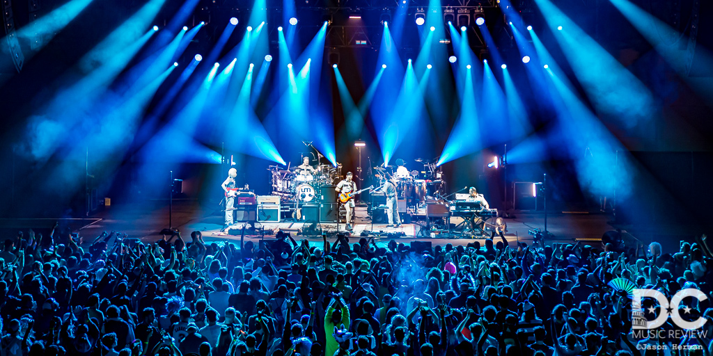 Umphrey’s McGee performing at The Anthem On Halloween 2019