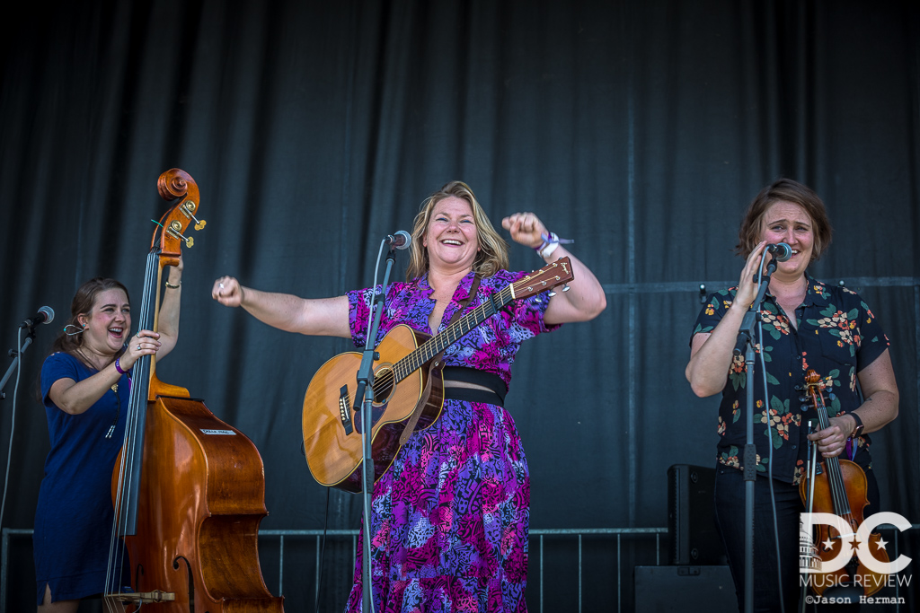 Della Mae finally gets to perform at DelFest after a previous rain out