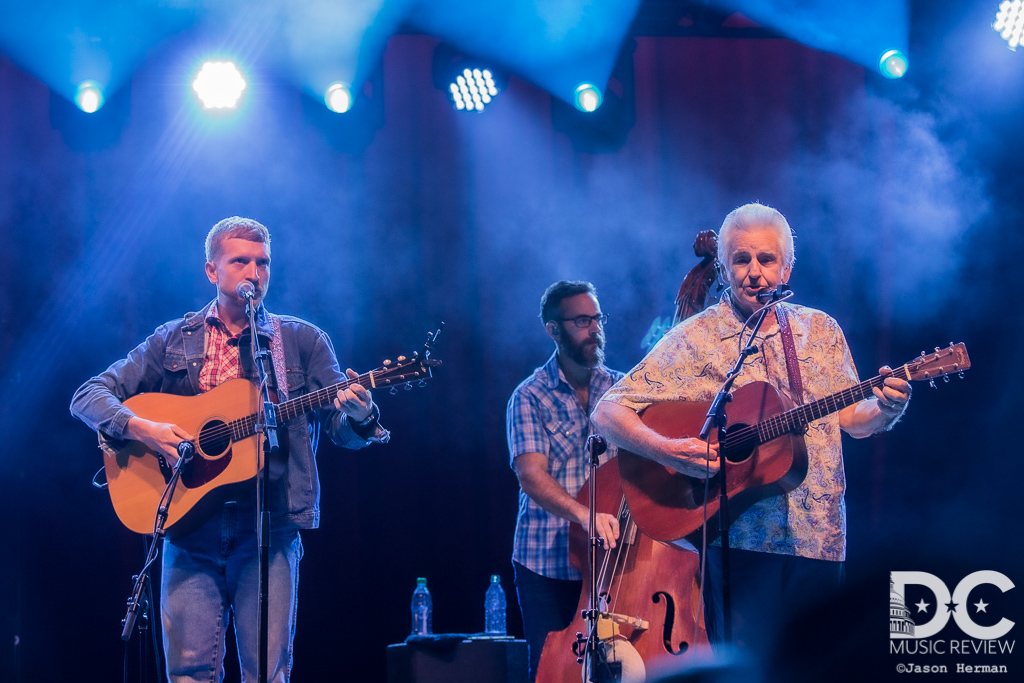 Tyler Childers performs alongside Del McCoury