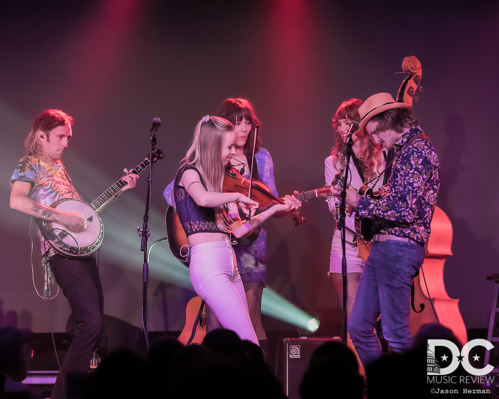 Molly Tuttle & Golden Highway during another energetic jam!