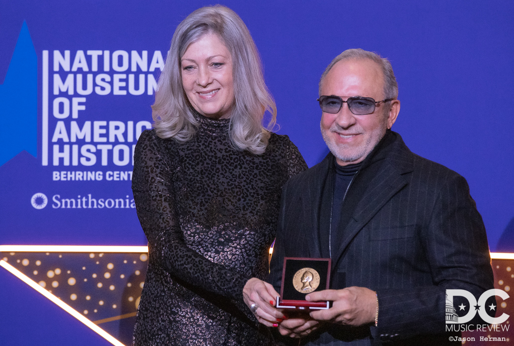 Dr. Anthea M. Hartig and Emilio Estefan