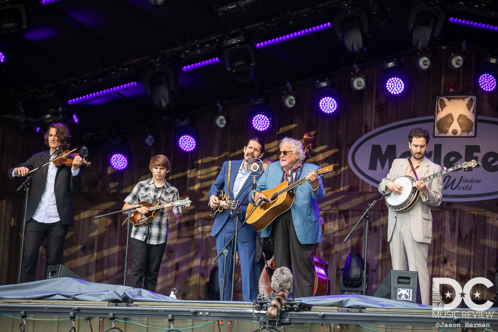 Wyatt Ellis performing with Peter Rowan’s Bluegrass Band