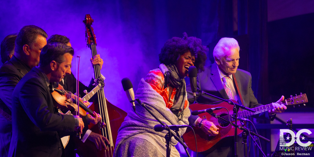 Kanika Moore with the Del McCoury Band