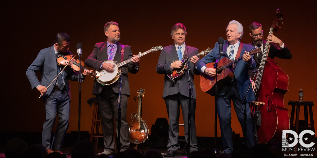 The Del McCoury Band performs at The Barns at WoflTrap in January 2023