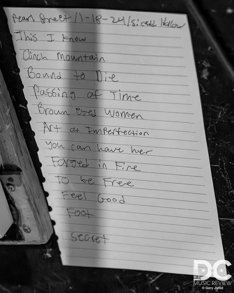 Sicard Hollow - Setlist at Pearl Street Warehouse on January 18, 2025