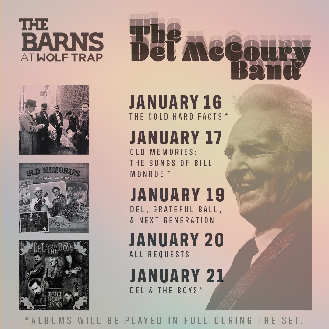 The Del McCoury Band - Wolf Trap Schedule
