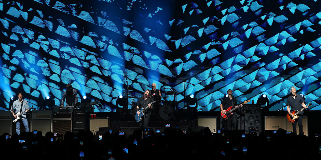 Foo Fighters perform at Power To The Patients at The Anthem (Photo by Taylor Hill/Getty Images for Swift River Productions)