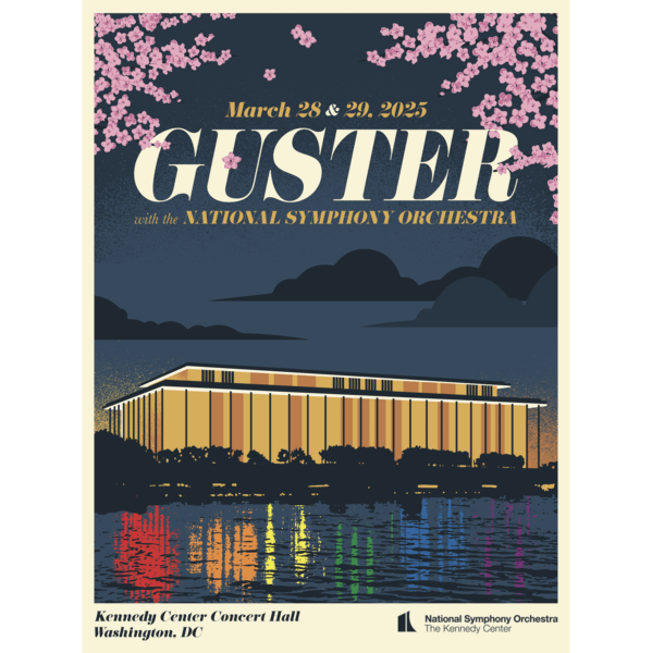 Guster's Concert Poster for Thier Kennedy Center Performance (SOLD OUT)