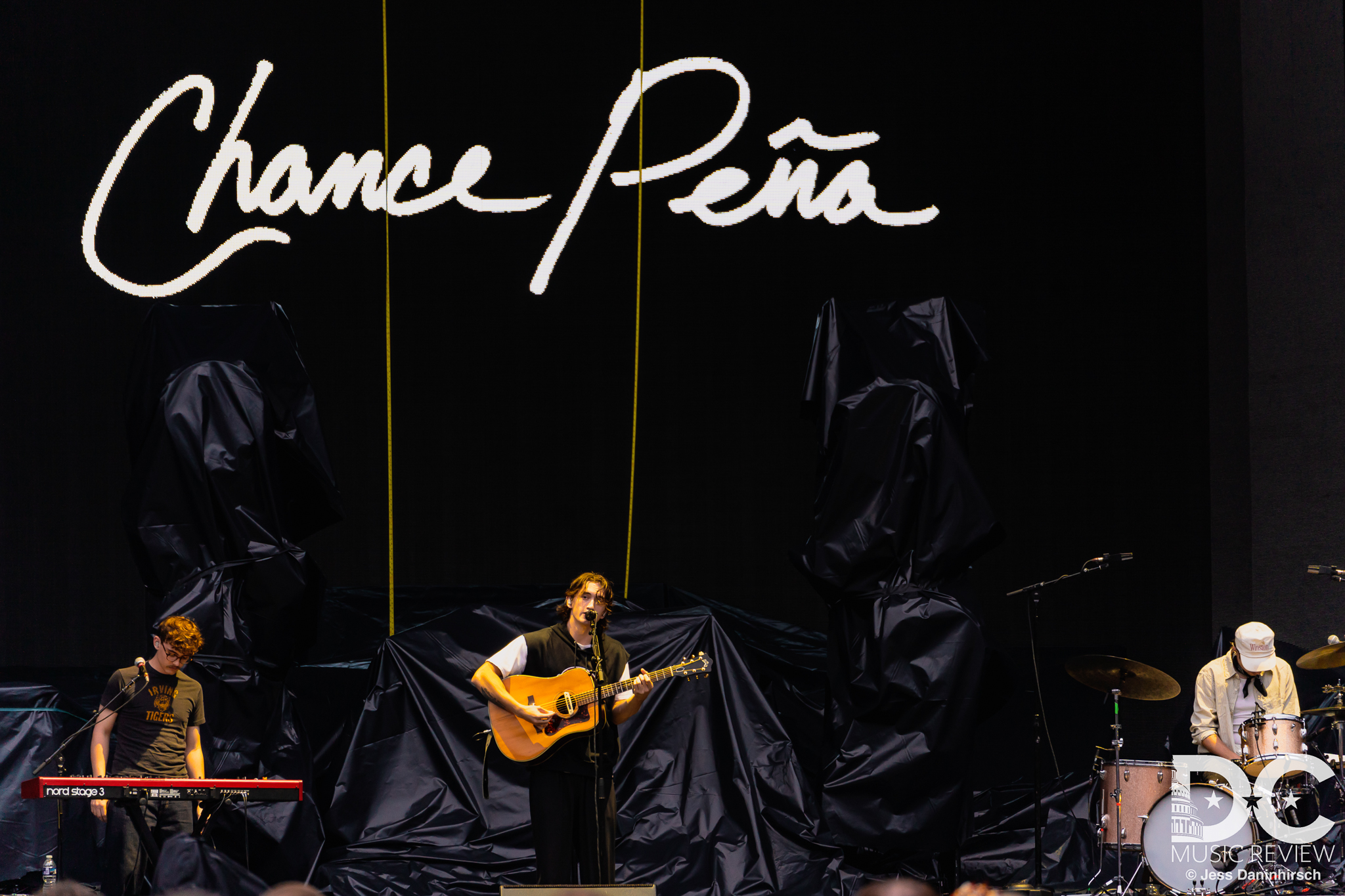 Chance Peña performs at Nationals Park