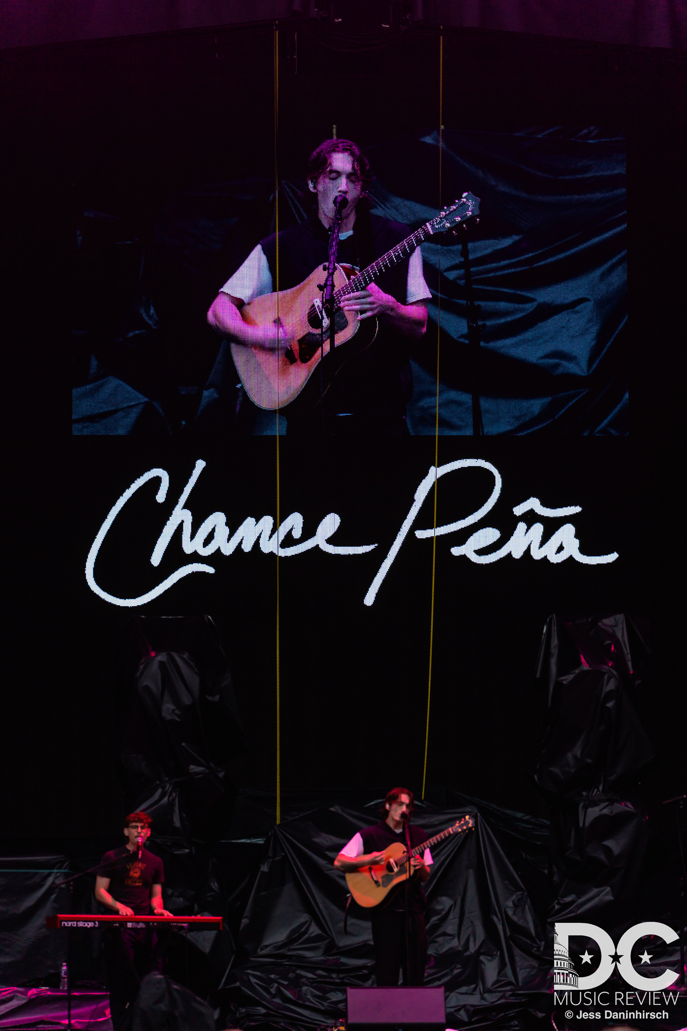 Chance Peña performs at Nationals Park