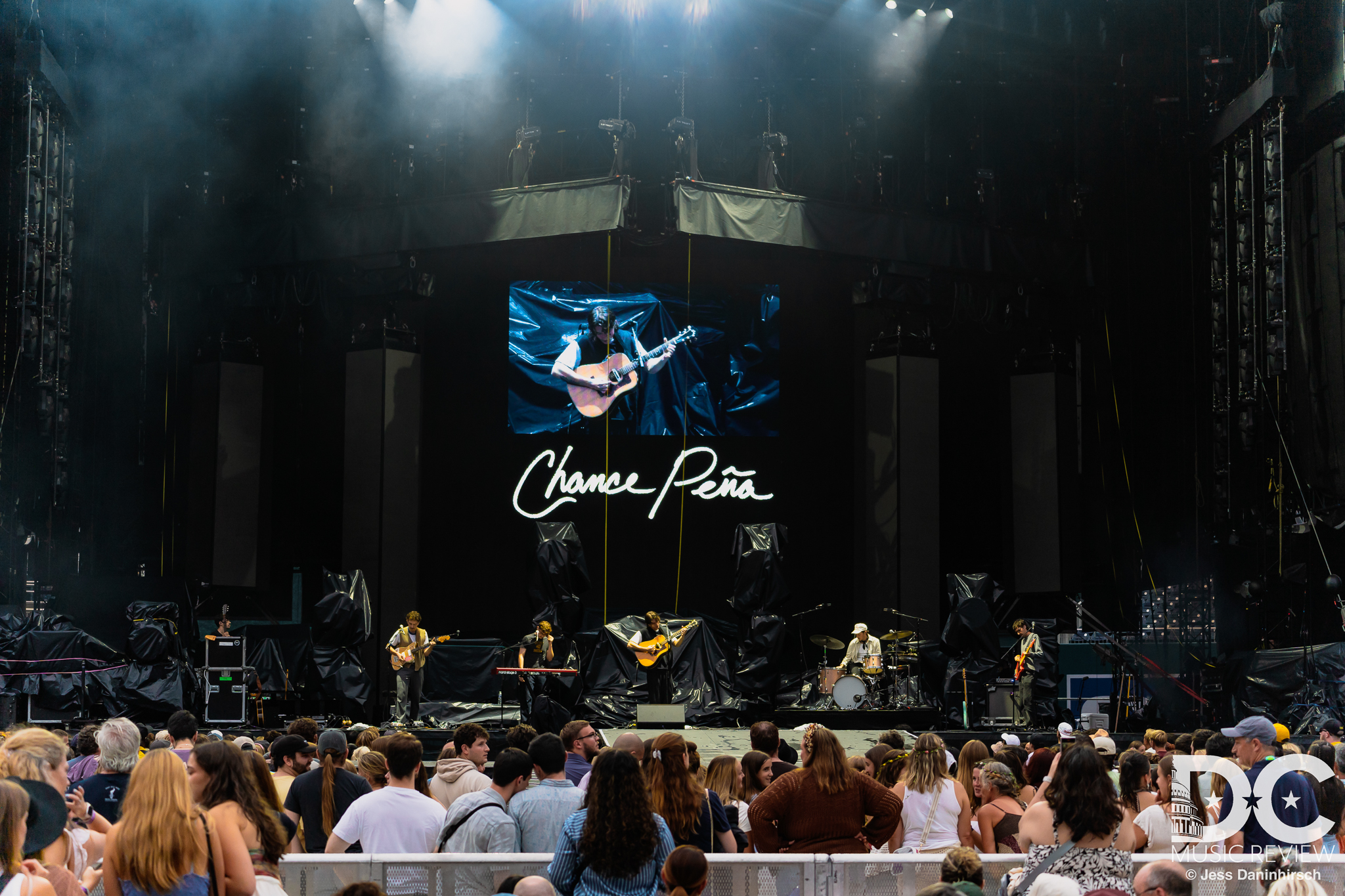 Chance Peña performs at Nationals Park