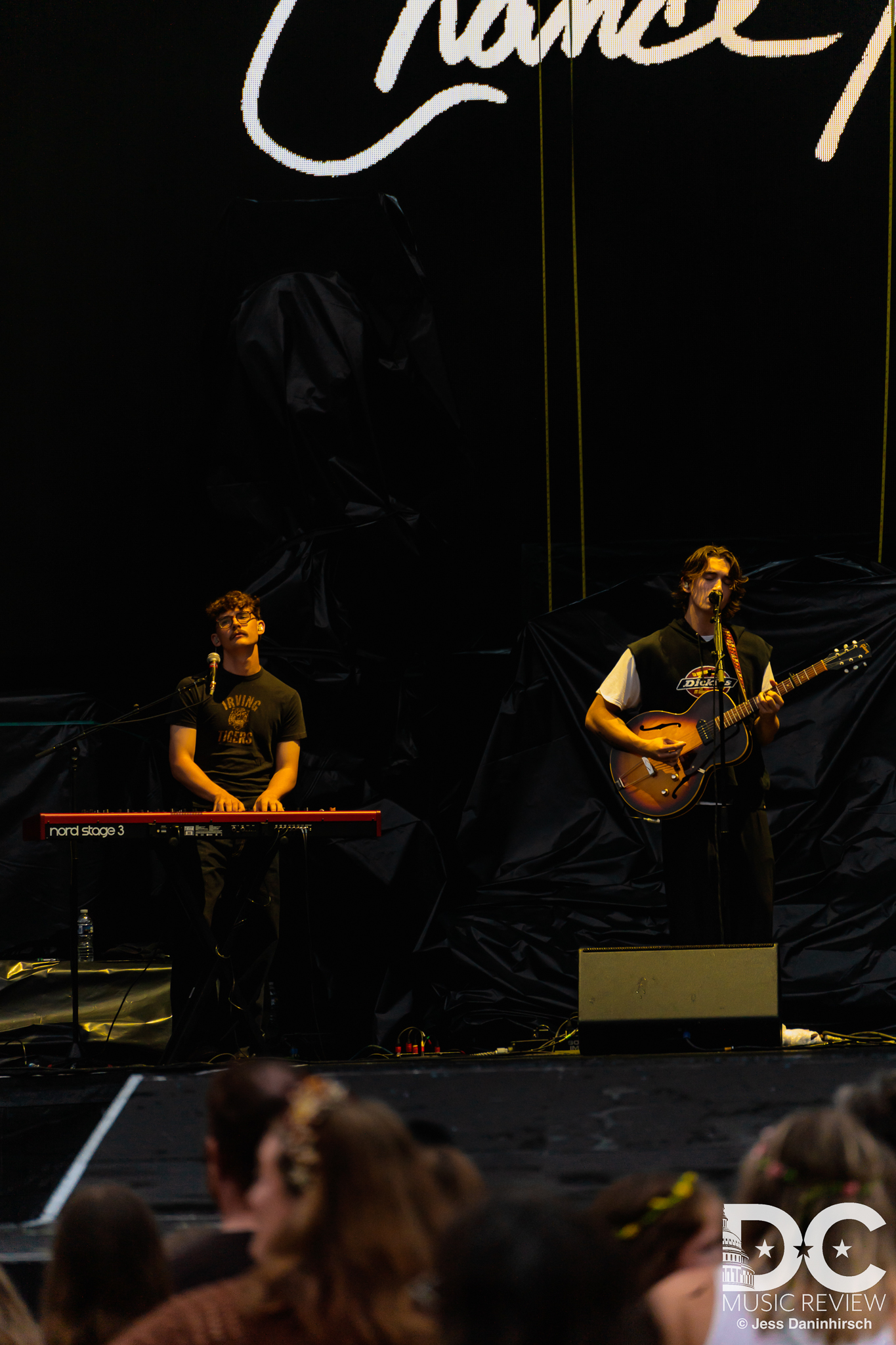 Chance Peña performs at Nationals Park