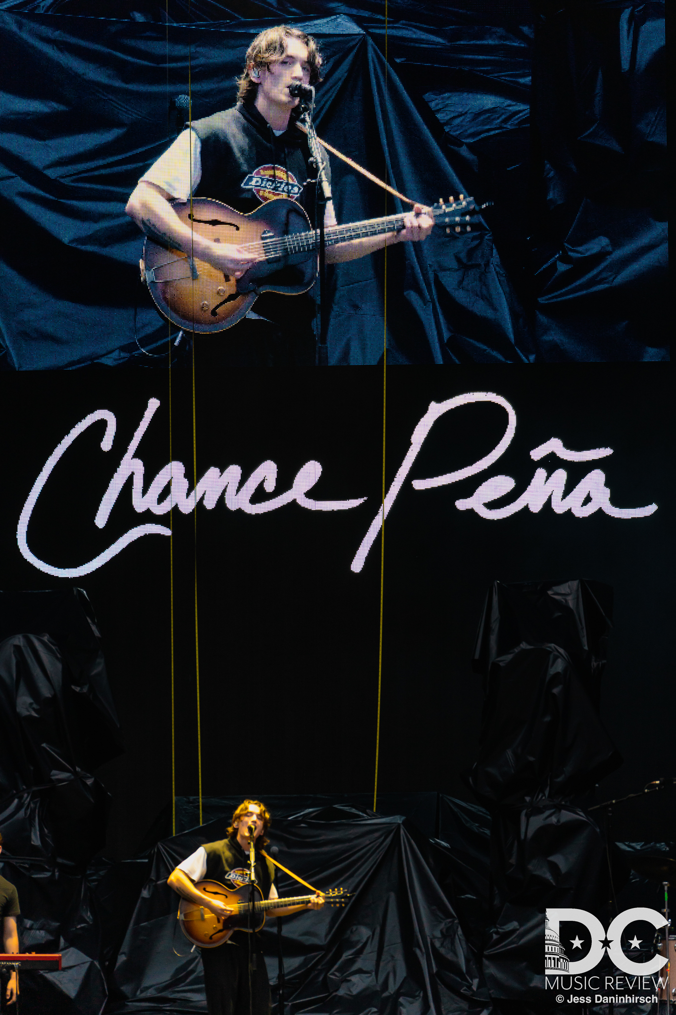 Chance Peña performs at Nationals Park