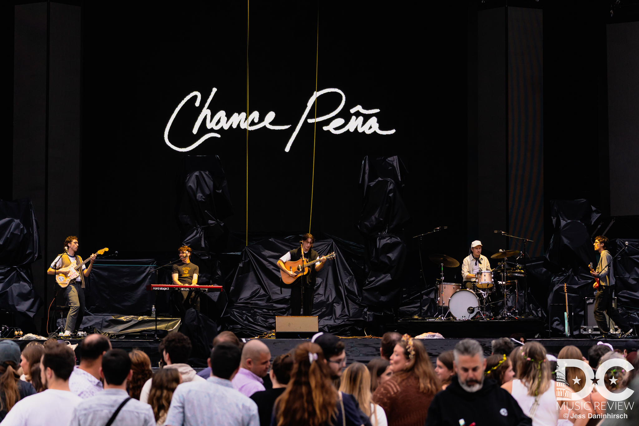 Chance Peña performs at Nationals Park